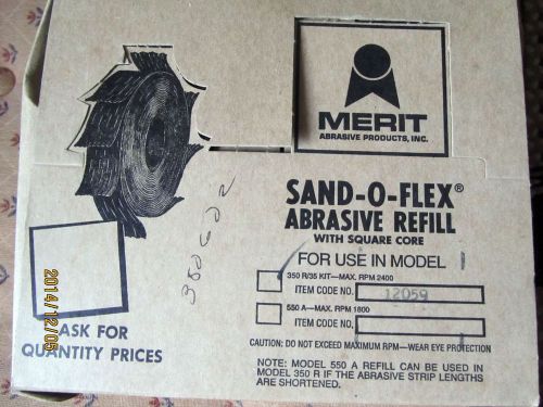 Box of twelve Merit sand-o-flex abrasive refills