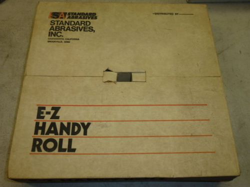 STANDARD ABRASIVES 2&#034; x 50 yd EMERY CLOTH E-Z HANDY ROLL SANDPAPER, 60-Grit