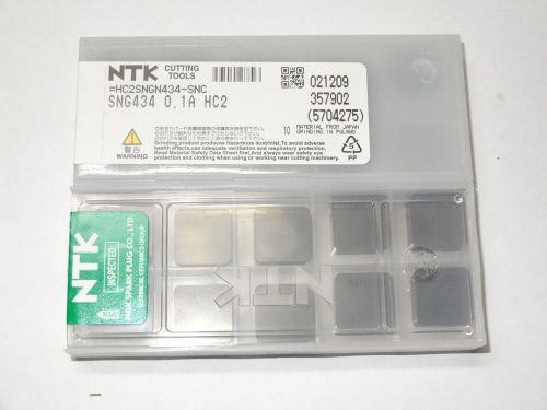 10 new NTK Cutting Tools HC2SNGN434-SNC / SNG 434 0.1A HC2 Ceramic Inserts