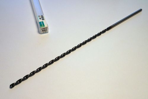 NACHI Cobalt Long Drill 9/64&#034; TiAlN 118 Deg 210mm OAL L6541P [861]