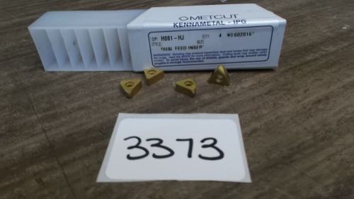 4 PIECES METCUT / KENNAMETAL H081-HJ NEW USA MADE CARBIDE INSERTS