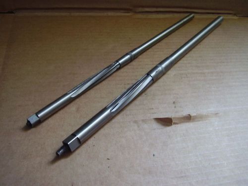 2pc Lot Expanding Expansion Reamers 5/8&#034; &amp; 1/2&#034; HSS