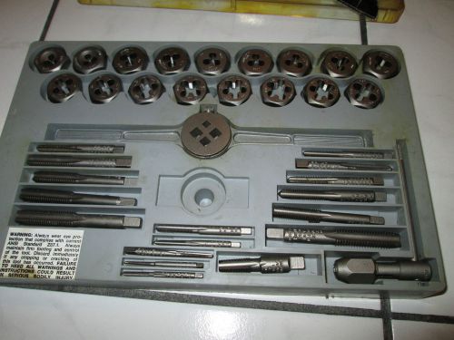 Sears craftsman 36 piece tap and hex die set - metric thread - no. 952344 - used for sale