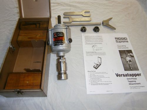 Supreme Versa Tapper Model 6100,1/2 Tapping head, 2 collets
