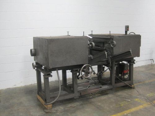 Automatic double end brush deburring machine - used - am8926 for sale