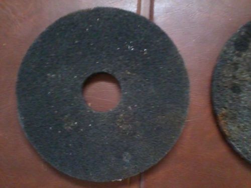 Lot of 4 Abrasive polishing discs Coarse/Extra Coarse 13 1/2&#034; surface polisher