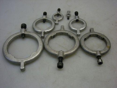 Lot of 7 Aluminum Grinding Dogs 2-7/8&#034; - 2.58&#034; - 2.18&#034; -  1.7&#034; - 1.2&#034; - .78 - .2