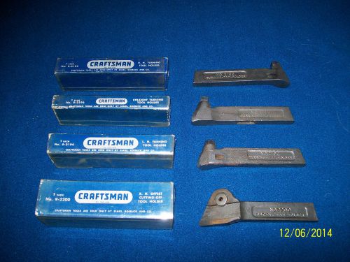 4 piece set - craftsman lathe tool holders 2192, 2194, 2196, 2200 for sale
