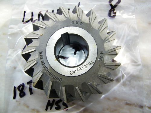 UNION -HELICAL - MILLING CUTTER -  4 x 2 x 1 1/4, HSS, NOS, USA,