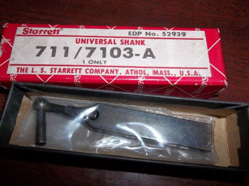starrett universal shank for indicators #711/7103-A NEW!