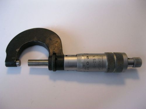 KUNKEL Micrometer Made In Germany machinist tool