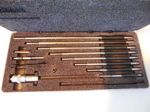 Starrett inside micrometer no 124 set with case for sale