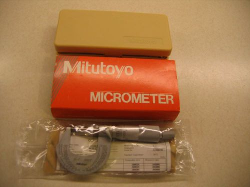 Mitutoyo 101-113. 0-1&#034; Micrometer