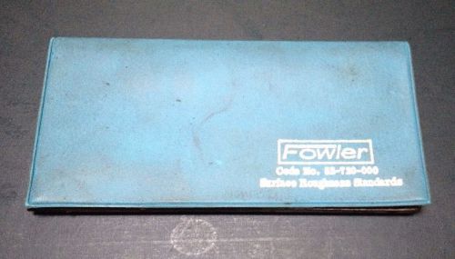 Fowler Surface Roughness Standards Gage 52-720-000 FREE SHIPPING!
