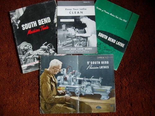 South bend  9&#034; &amp; 10&#034; metal lathe manuals, booklets for sale