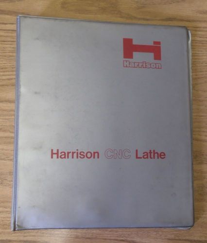 17&#034; Harrison VS450 CNC Lathe Operation Manual 450mm Turning Center
