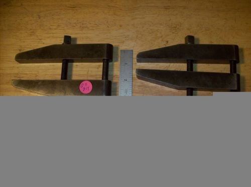 Parallel Clamps 3” Deep Throat x 5” Height, Hardened &amp; Ground G.C.+