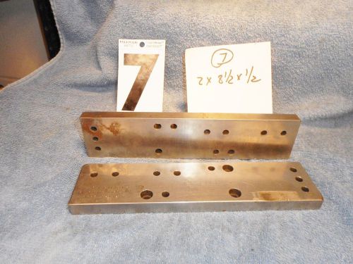 Machinists  DS #7 Extra Long Matched Set up Bars --set of 2