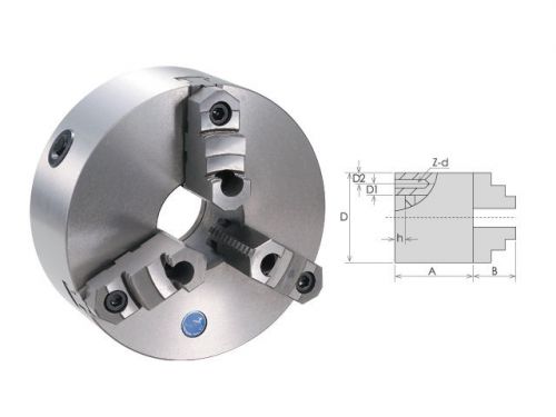 10 inch 3 jaw top reversible lathe chuck (plain back) for sale