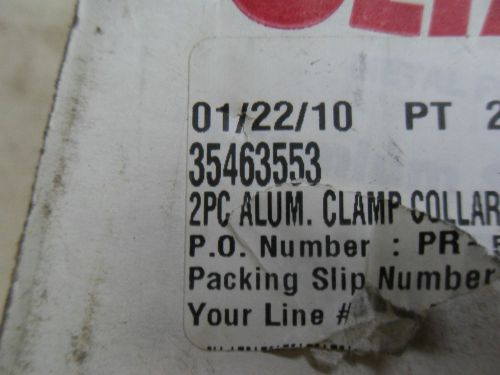 (t2-5) 6 new climax 35463553 2 piece aluminum clamp collars for sale