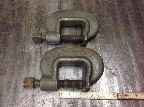 (2) Wilton No. 2&#034; Heavy Duty Bridge  C-Clamp Ring FREE SHIPPING