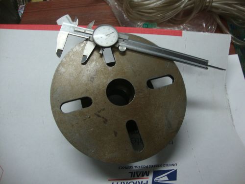 face plate 7 1/2 od with 1.500-6 threads with drive belt hub