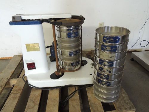 Ws tyler model rx-29 ro-tap sieve shaker with sieves for sale