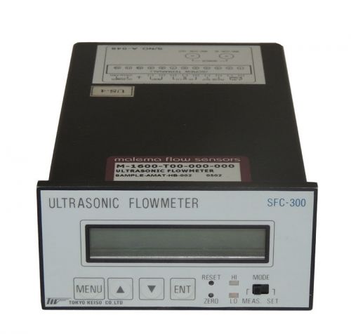 Tokyo Keiso SFC-300 Ultrasonic Flowmeter Sensor Signal Detector Digital/Warranty