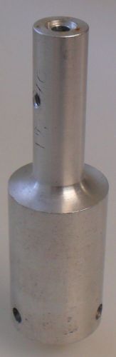 Branson ultrasonic welder catenoidal horn 1-1/2&#034;d x 5&#034; total height 3/4&#034; th for sale