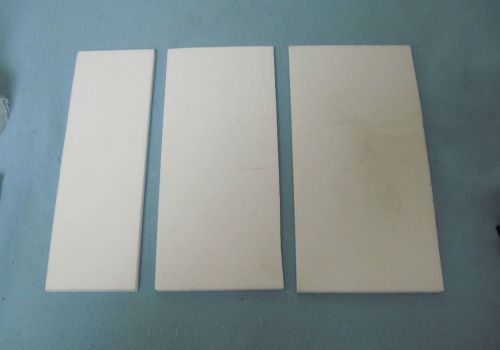 3 - white teflon ptfe blocks 1/2 &#034; 4.25 &#034; x 13.5 &#034; , 5.8 &#034; x 13.5 &#034; , 6.8&#034; x 14&#034; for sale