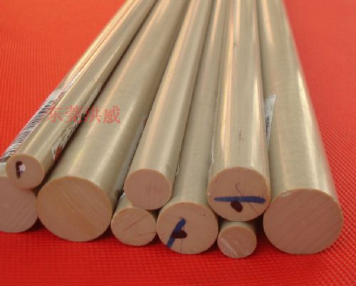 2 pcs PEEK High Temperature Platic Rods Diameter 10mm Length 0.5m (19.6&#039;&#039;) U71-2