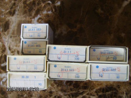 632 pc lot SCHMETZ industrial sewing machine needles -system 31x1 SES