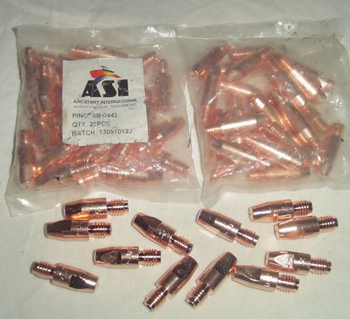 ~QTY (150) Welding Contact Tips~.045 Benzel Compatible~Arc Start SB 0442
