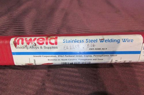 Welding Rod Inweld ER2209 1/8 x 36&#034; SS welding AWS ASME A5.9   1#