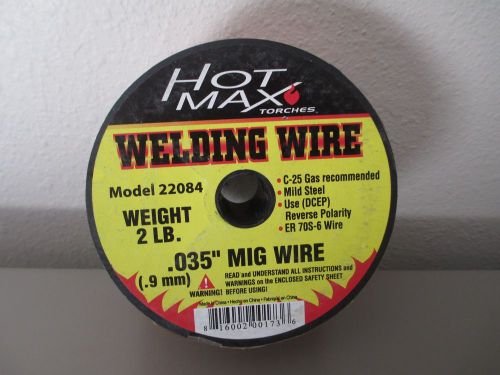 New Hot Max 22084 MIG Welding Mild Steel Wire .035-Inch 2lb Spool