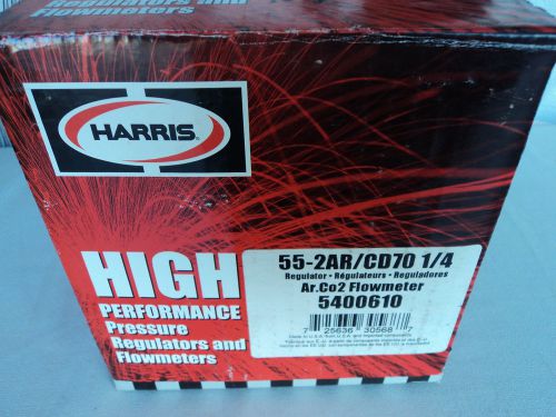 HARRIS HIGH PERFORMANCE FLOWMETER REGULATOR 55-2AR/CD70 1/4