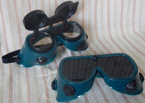 welding googles pair, protective, safety gear.