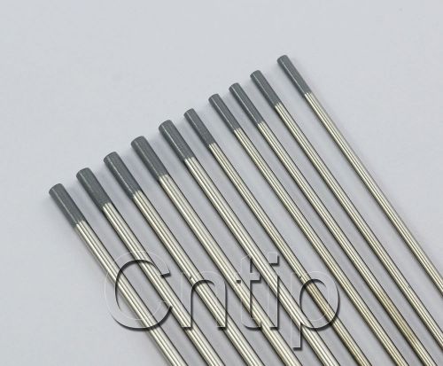 TIG Tungsten Electrode 2% Ceriated WC20 Grey 6&#034; Assorted Size 3/32&#034; &amp; 1/8&#034;,10PK