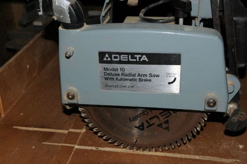 Delta model 10 radial arm saw for sale