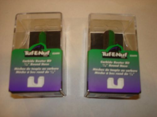 Tuf-E-Nuf Carbide Router Bit 1/2&#034; Rd Nose 2 pcs.