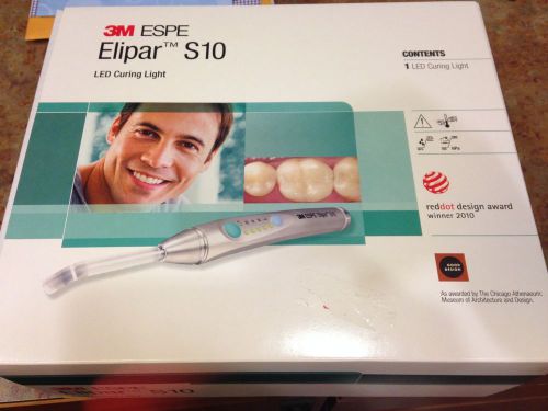 3m espe elipar s10 led dental curing light, cordless 5s cure, nib for sale