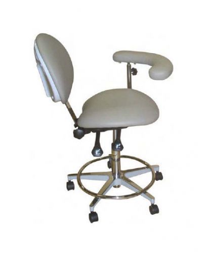 Galaxy 2022 ergonomic dental assistant&#039;s seat w/ ratcheting arm stool chair for sale