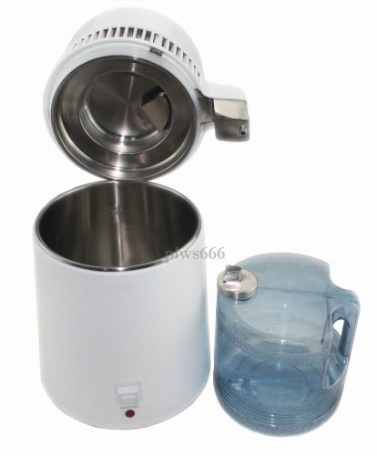 4LDistiller Pure Water Filter Purifier Stainless Steel Filter/Cap plastic bottle