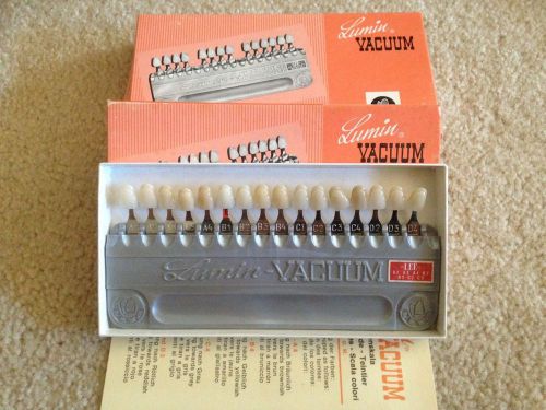 Vita Lumin Vacuum Shade Guide with box and card - New Old Stock