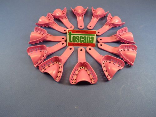 Dental Impression Tray Plastic Abs Ortho Small Upper Rose Child /12 TOSCANA