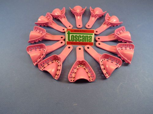 Dental Impression Tray Plastic Abs Ortho Small Upper Rose Child /12 TOSCANA