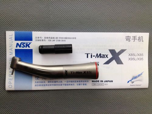 NSK Ti Max X85L optic contra angel handpiece electric fit Aseptico Nouvag Kavo