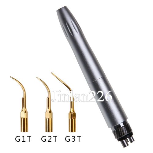 NSK Style Dental Air Scaler Handpiece Sonic Perio Hygienist 4-Hole + 3*GT Tips