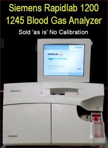 Siemens Rapidlab Series 1245 Blood Gas Analyzer