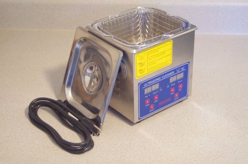 Used 3 times - 2 liter (.528 gal) digital pro heated digital ultrasonic cleaner for sale